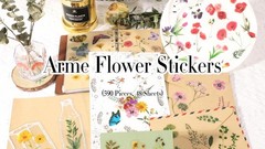 Flower Stickers for Scrapbooking(590 Pieces, 48 Sheets),Decorative Floral Sticke