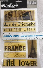 Creative Imaginations “Paris France-City of Love” Danelle Johnson Epoxy Stickers