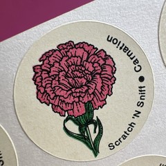 CTP Flower Scratch & Sniff Floral Full Sheet Sniffy Set Rose Lilac Carnation Lot