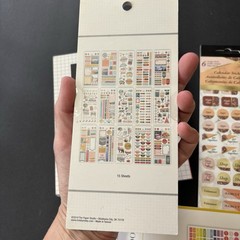 Lot of 4 Books Of Planner Scrapbook Stickers Some Missing But Mostly Complete