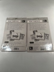 Lot of 2 K & Company Hopscotch Grand Adhesions Sticker Sets Transportation Theme