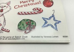 Suzy’s Zoo Stickers 25 Sheets Merry Christmas Cat Kitten Warm Cozy