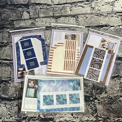 Creative Memories Thank You Kits Set of 4 Stickers & Die Cuts Tags Journal Mats