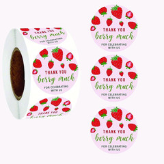 Cherry Blossom Flower Stickers Roll, 500PCS Pink & White Sakura Decorative Stick