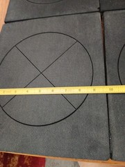 AccuCut Jumbo Die Cut Lot Of 6 Fraction Circle Whole 1/8 1/6 1/4 1/3 1/2