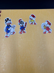 Vintage Sticker Album by Pineapple 50 Waxed Pages Ghostbusters Scrooge McDuck