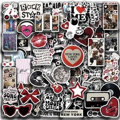 Creative 100 Pcs Aesthetic Stickers – Fantasy Vinyl Decals for Self-Expression