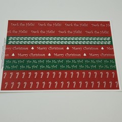 NEW Lot CHRISTMAS HOLIDAY Scrapbooking Borders Words Cardstock Stickers Alphabet