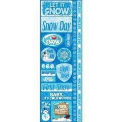 Snowflakes Cardstock Combo Stickers Signature Series