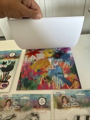 Art by Marlene SO-FISH-TICATED Studio Light paper Elements Arty Pad 3 Stamp Sets