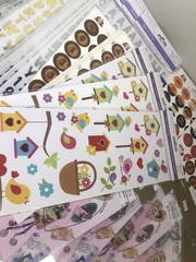 Lot of 125+ VTG NOS Scrapbook Sticker Packs +Forever In Time, Plus More