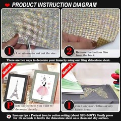DIY Rhinestone Car Decoration Stickers – 81000 Pcs Self-Adhesive Glitter Gems 2m