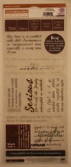 New large Sticko scrapbook stickers LITTLE BOYS words & phrases Carefree Serious