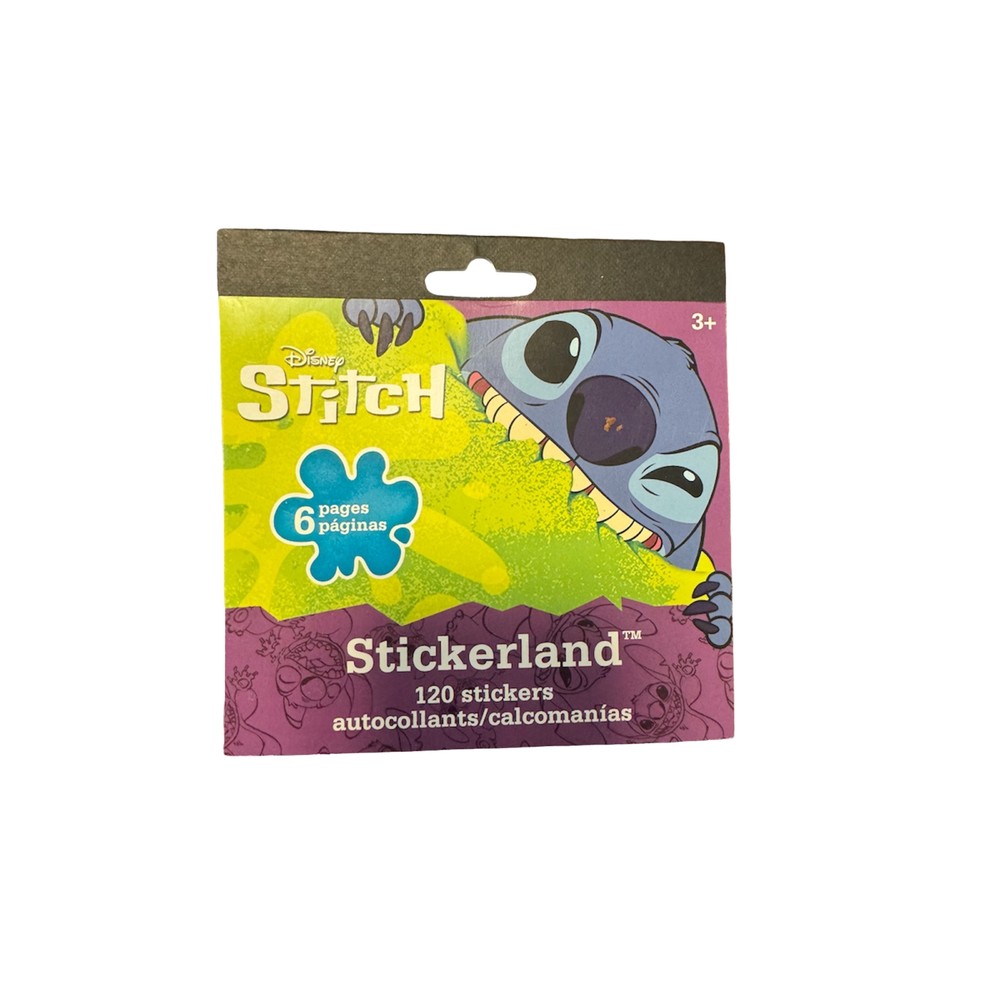 Disney Stitch Sticker Book 120 Stickers 6 Pages 20 Each All The Same