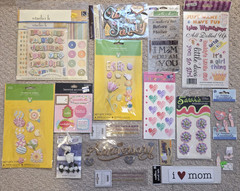 Mixed Brands Scrapbooking Sticker and Rub On Lot Assorted Themes New Unopened