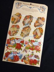 1800s Vintage Victorian Die Cut Scrapbook Die Cuts Wedding Noel, MO/103b