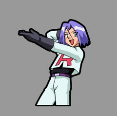Pokémon James Team Rocket Sticker Decal