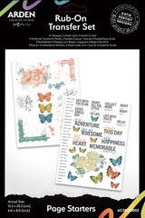 Arden Creative Studio Page Starters 6×8 Rub-On Transfer Set, ACSRO0002