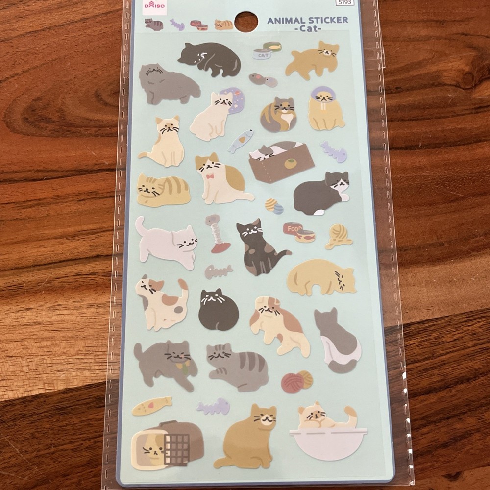 Cute Cats Small Stickers