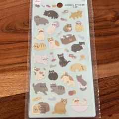 Cute Cats Small Stickers