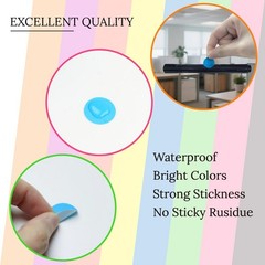 4050 PCS 9 Color 3/4 Inch Round Dot Stickers Color Coding Labels Removable