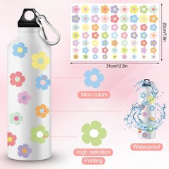 630 Pcs Mini Daisy Stickers Bulk Small Flower Stickers Pastel Flower Decal De…