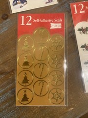 4 Pkgs Studio 18 Brand Scrapbook Stickers Seals- 48 Total Stickers NEW Sealed