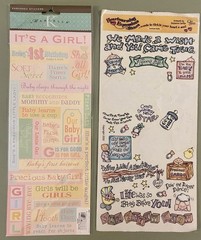 Lot of Baby Girl Stickers! Jolee’s Boutique, K & Company, Etc