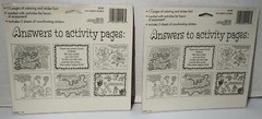 lot of 2 packages American Greetings Sticker World Activity Books Sports Bugs