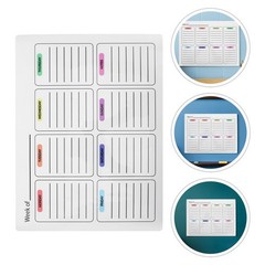 Weekly Plan Dry Erase Whiteboard Stickers Planner for Wall Calendar