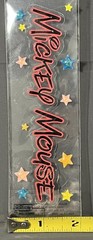 Disney Jolees Boutique EK Success Sticker Adhesive Title Mickey Mouse Scrapbook