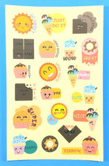Popcorn Scented Scratch & Sniff Sticker Sheet Donuts & Cupcakes