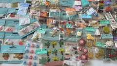LOT #305 – 100 RARE ONLY JOLEE’S EK SUCESS 3D STICKERS & EMBELLISHMENTS