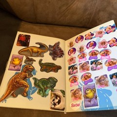 3 Vintage 1990’s Sticker Books Filled With Stickers – Trolls, Sanrio