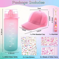 Gifts for Girls Age 4 5 6 7 8 9 10, Decorate Your Own Water Bottle and Baseba…