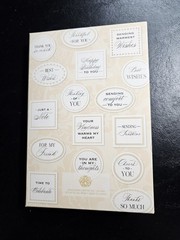 Anna Griffin Mini Sentiment Stickers 288 Sentiments Love Birthday Affirmation
