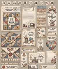 Cute Themed Embellishments Junk Journal Scrapbook USA PICK A Set