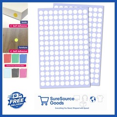White Round Dot Stickers 3000 Pack Self-Adhesive Labels 3/8 Inch Diameter