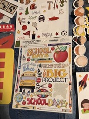 HUGE Bulk Scrapbooking Embellishments, Letters and Stickers Lot 100+ Items