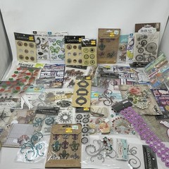 Huge Mixed Sticker & Scrapbooking Lot Holiday USA Christian Craft Set