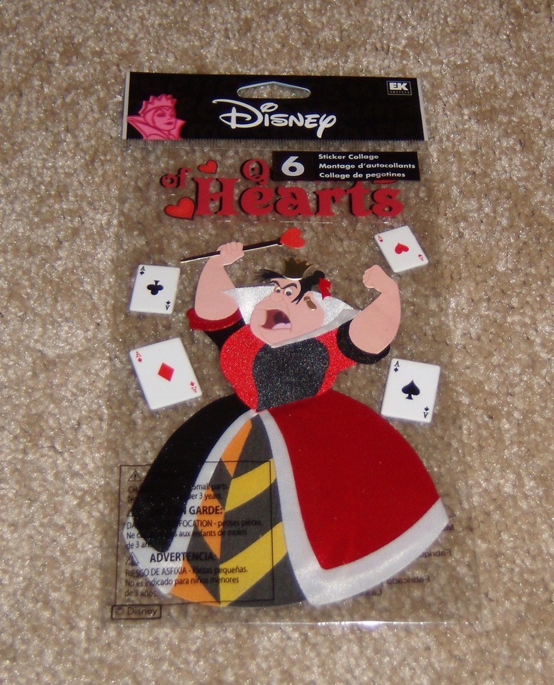 Disney EK Success Dimensional Sticker ~ Queen of Hearts