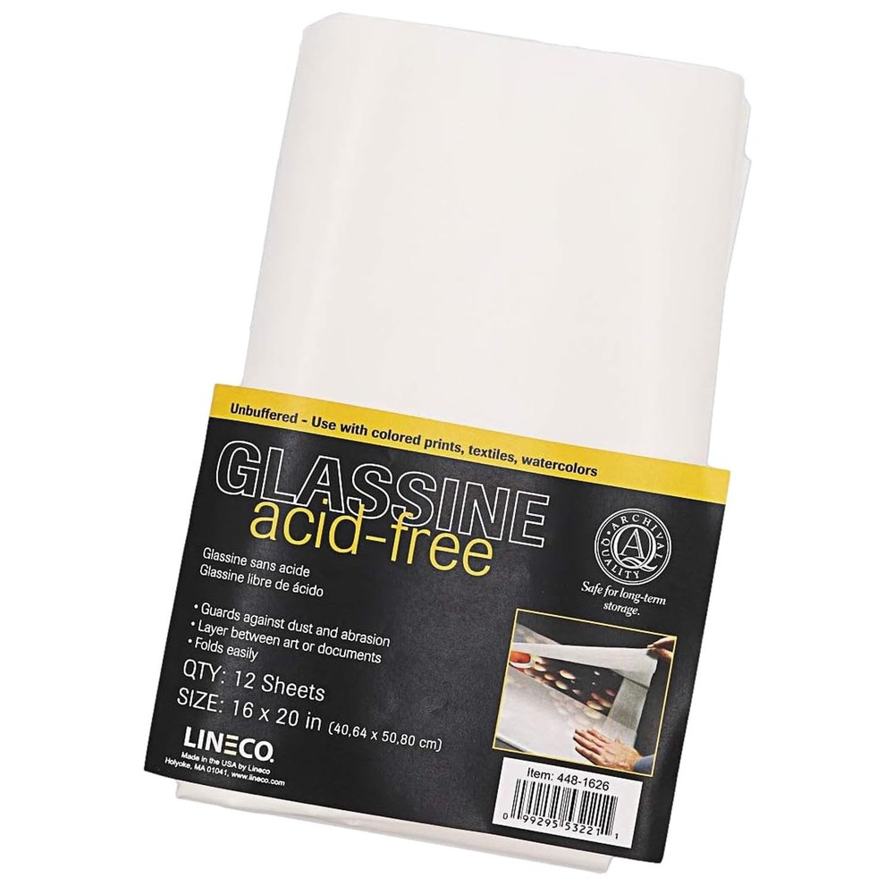 16×20 White Archival Interleaving Tissue Sheets Acid-Free Photo Print Document