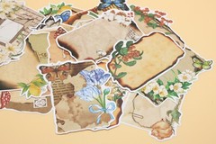 flower paper note paper | flower letter botanical themed Decorative paper set, D