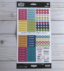 Day Planner To Do Stickers, Illustrated Faith Basics Planner 127 Pieces Elements