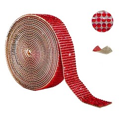 5yds Adhesive Sparkling Rhinestones Ribbon for Craft Wedding Cake Decoration