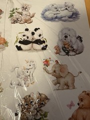 Vintage Current Stickers Baby Animals Not Opened 2 Sheets Lg