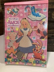 Disney Alice in Wonderland Tokyo Japan Stickers & Notepad Lots Of Designs New
