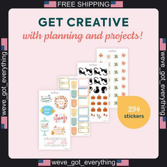 15-Sheet Whimsical Season Planner Sticker Pack for Journals