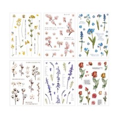 Small Fresh Plant Stickers Hand Tent DIY Scrapbooking Supplies Material Paste