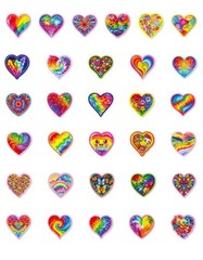 20Pcs Rainbow Heart Vinyl Stickers For Water Bottles Laptop Scrapbooks & more